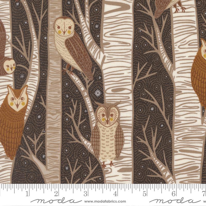 Night Owl Owls Midnight - Quilt Fabric