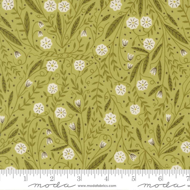 Night Owl Floral Leaf - Quilt Fabric