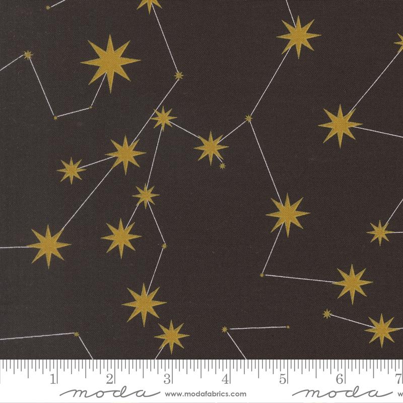 Night Owl Stars Midnight - Quilt Fabric