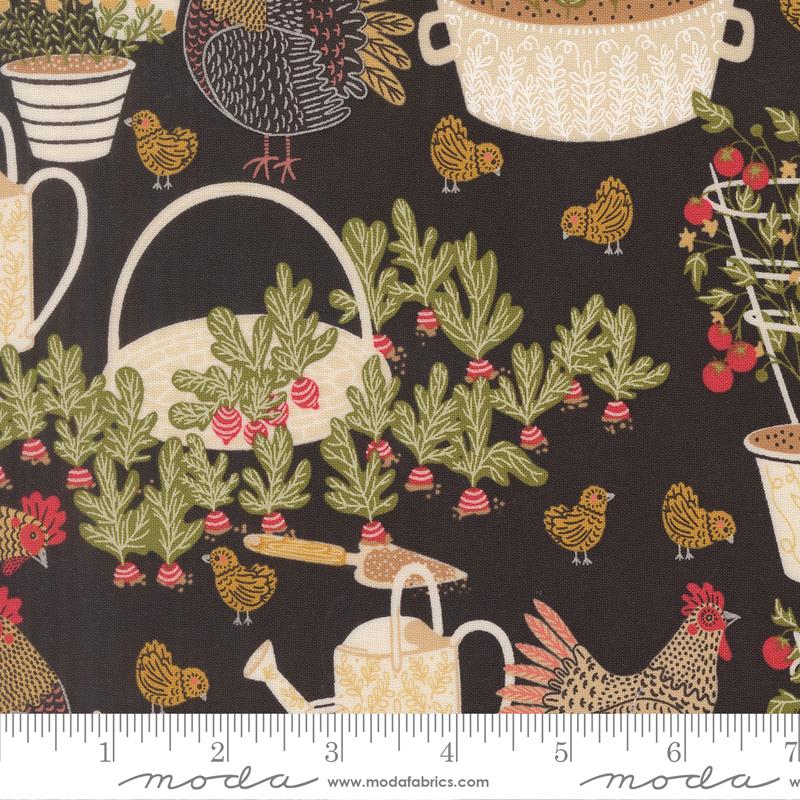 The Henhouse Garden Iron - Quilt Fabric