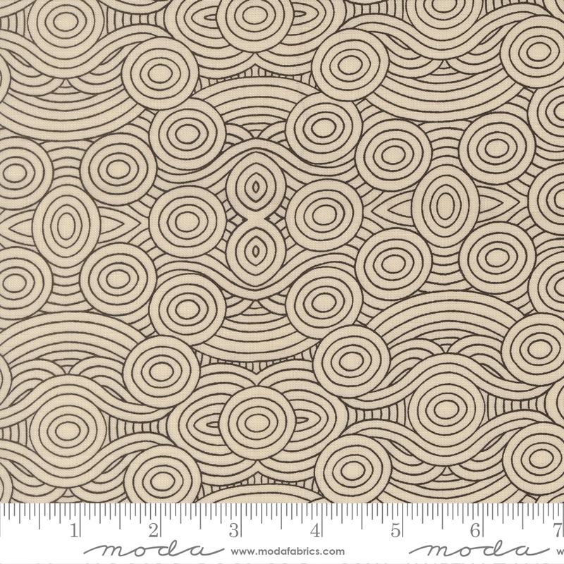 The Henhouse Swirls Cloud Iron - Quilt Fabric