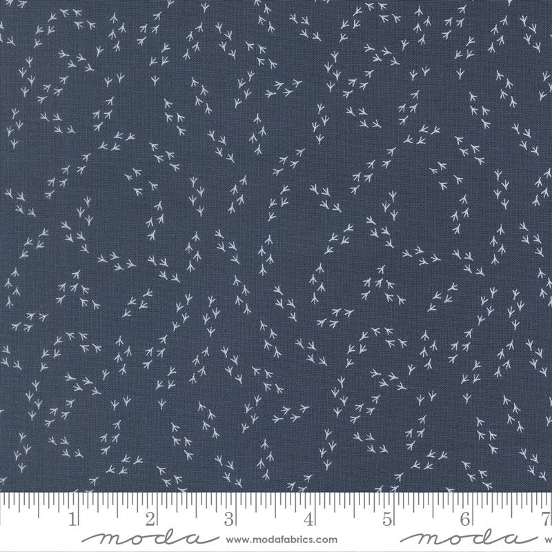The Henhouse Path Denim - Quilt Fabric
