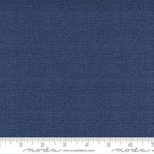 Thatched Dark Wash Indigo - Quilt Fabric