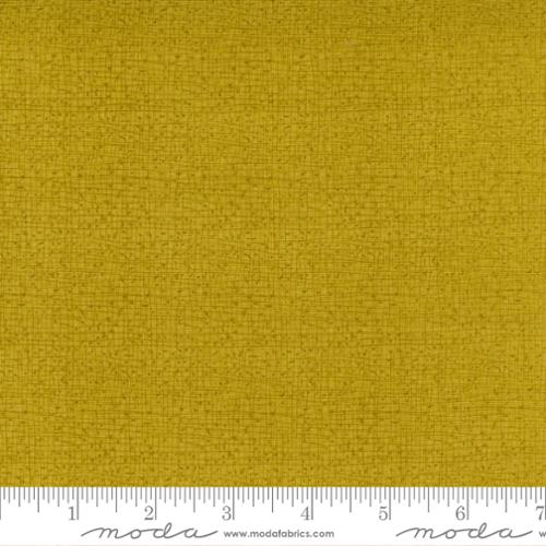 Thatched Green Curry - Quilt Fabric