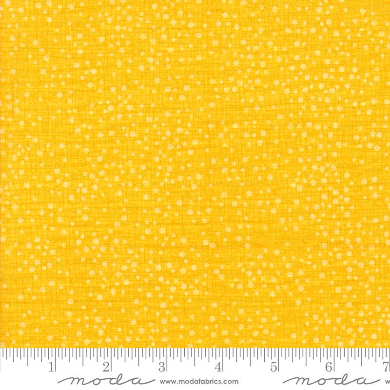 Dotty Thatched Sunshine - Quilt Fabric