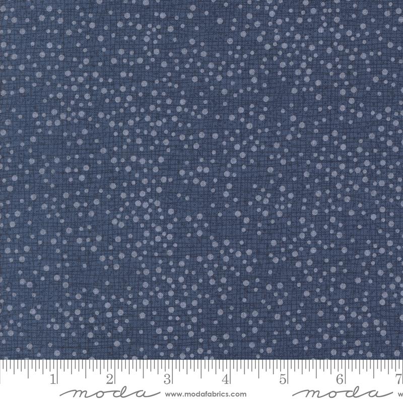 Dotty Thatched Navy - Quilt Fabric