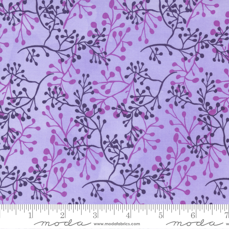 Pansys Posies Lavender - Spring Bunch - Quilt Fabric