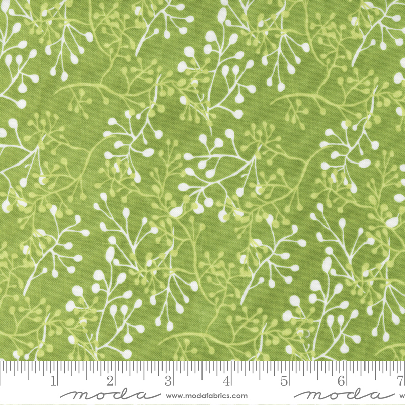 Pansys Posies Fern - Spring Bunch - Quilt Fabric