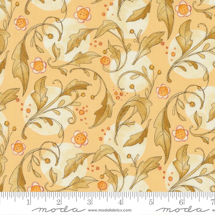 Forest Frolic Butterscotch - Quilt Fabric