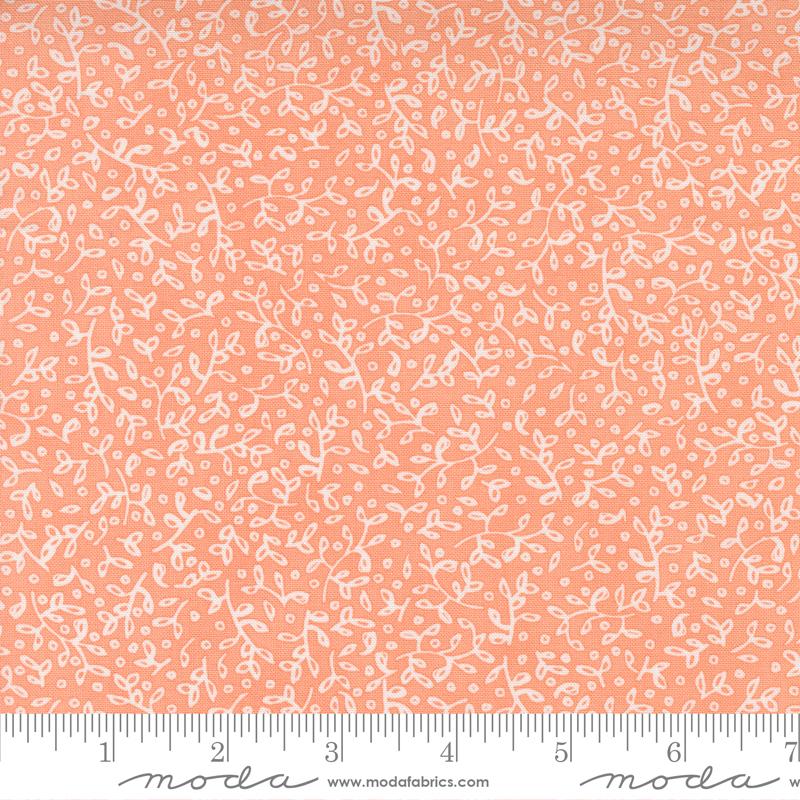 Painted Leaves Blenders - Peach - Quilt Fabric