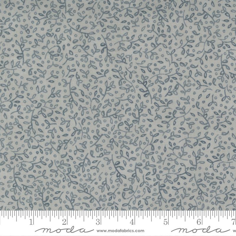Painted Leaves Blenders - Slate - Quilt Fabric