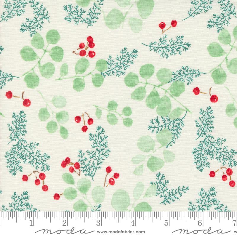 Winterly Berry - Cream - Quilt Fabric