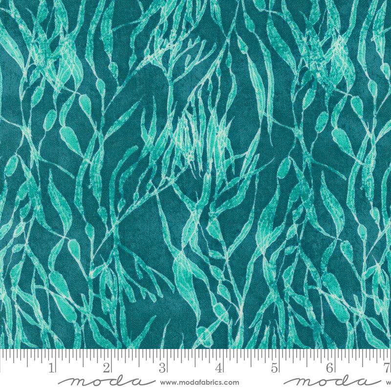 Serena Shores Seaweed - Lagoon - Quilt Fabric