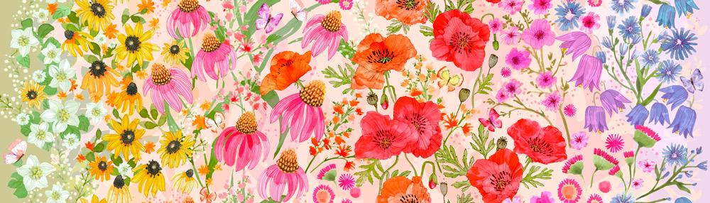 Superbloom Pastel - Quilt Fabric
