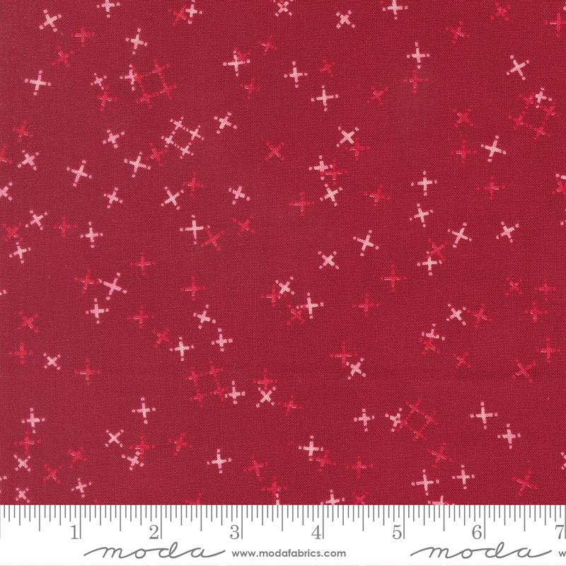 Darling Peony Plus Cranberry - Valentine Quilt Fabric