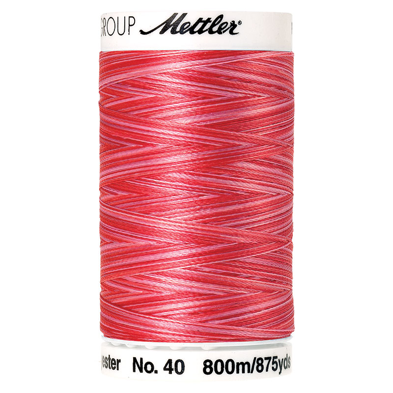 Polysheen Multicolor Thread - Strawberry Pink 9405 - 875yds, zoomed in. Select this picture to zoom back out.