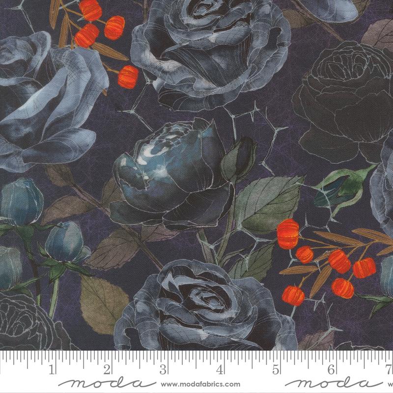 Coven Floral Midnight - Quilt Fabric