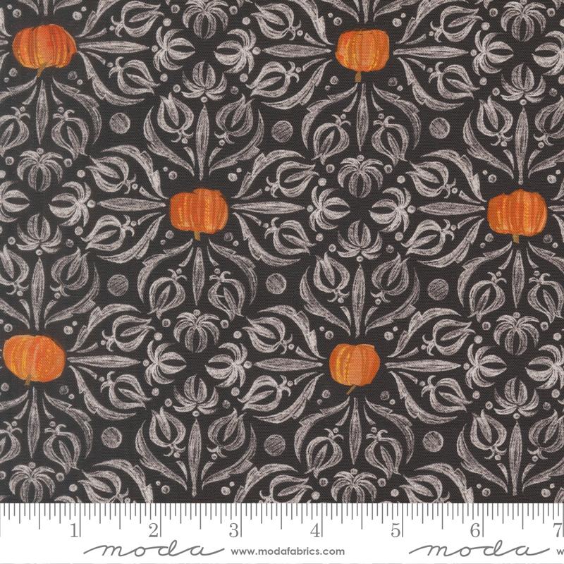 Coven Pumpkin Onyx - Quilt Fabric