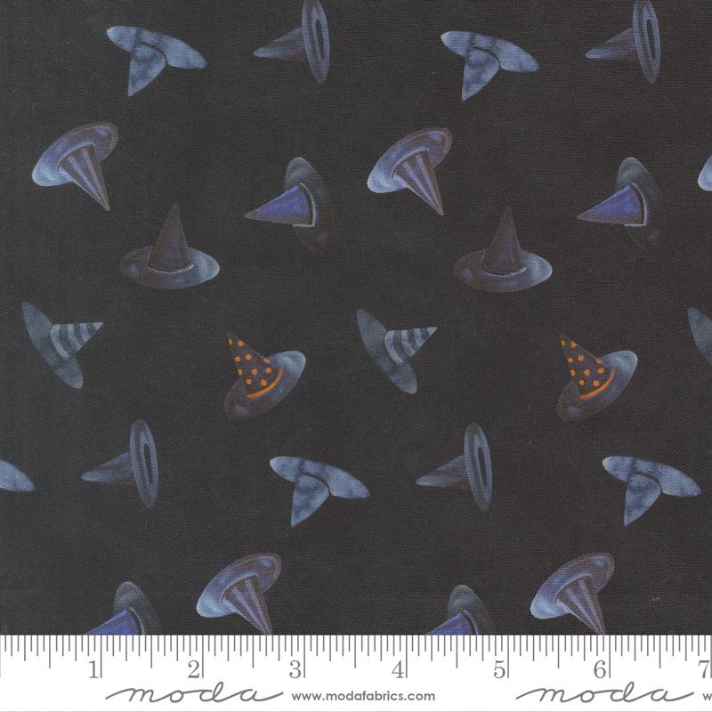 Coven Witch Hat Onyx - Quilt Fabric