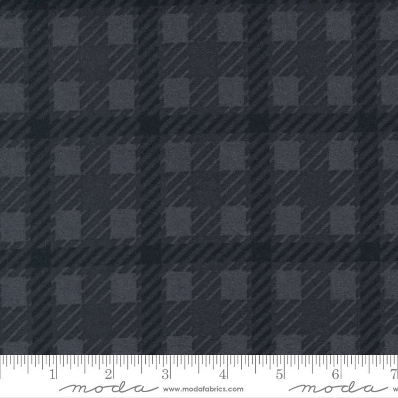 Yuletide Gatherings Coal - Scottish Plaid - Quilt Fabric