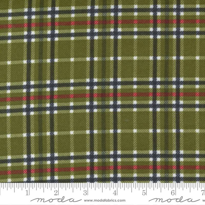 Yuletide Gatherings Holly - Woodland Plaid - Quilt Fabric