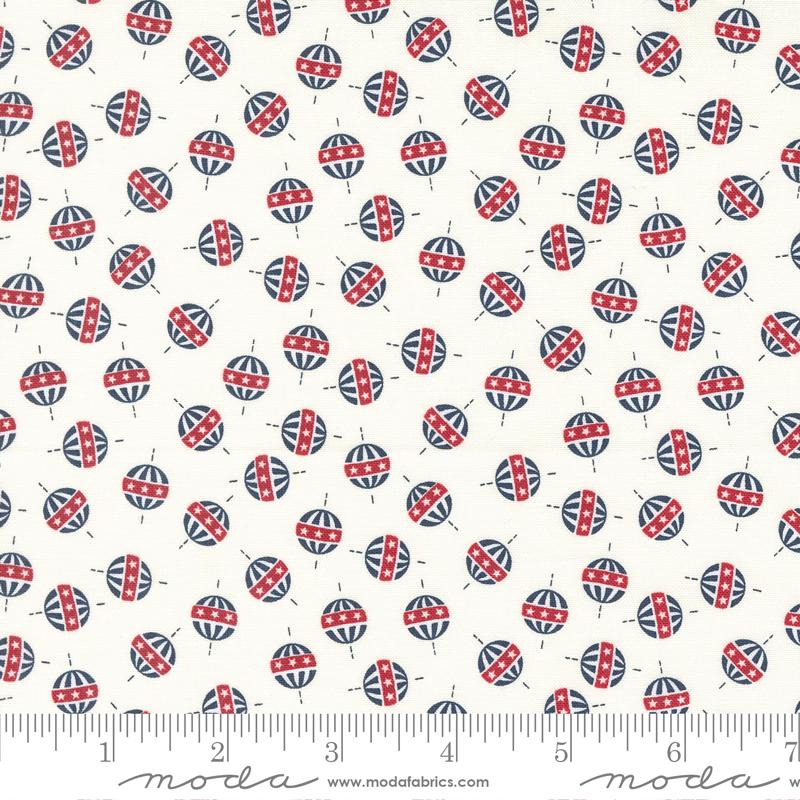 American Ball Dots - Dove - Quilt Fabric