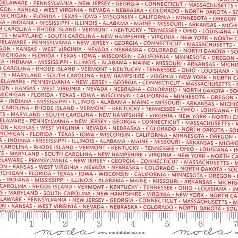 American Gatherings II Text- Dove Heart - Quilt Fabric
