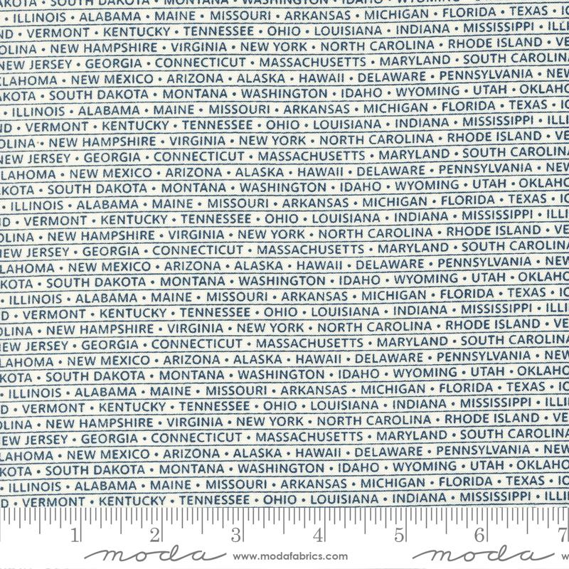 American Gatherings II - Dove Navy - Quilt Fabric