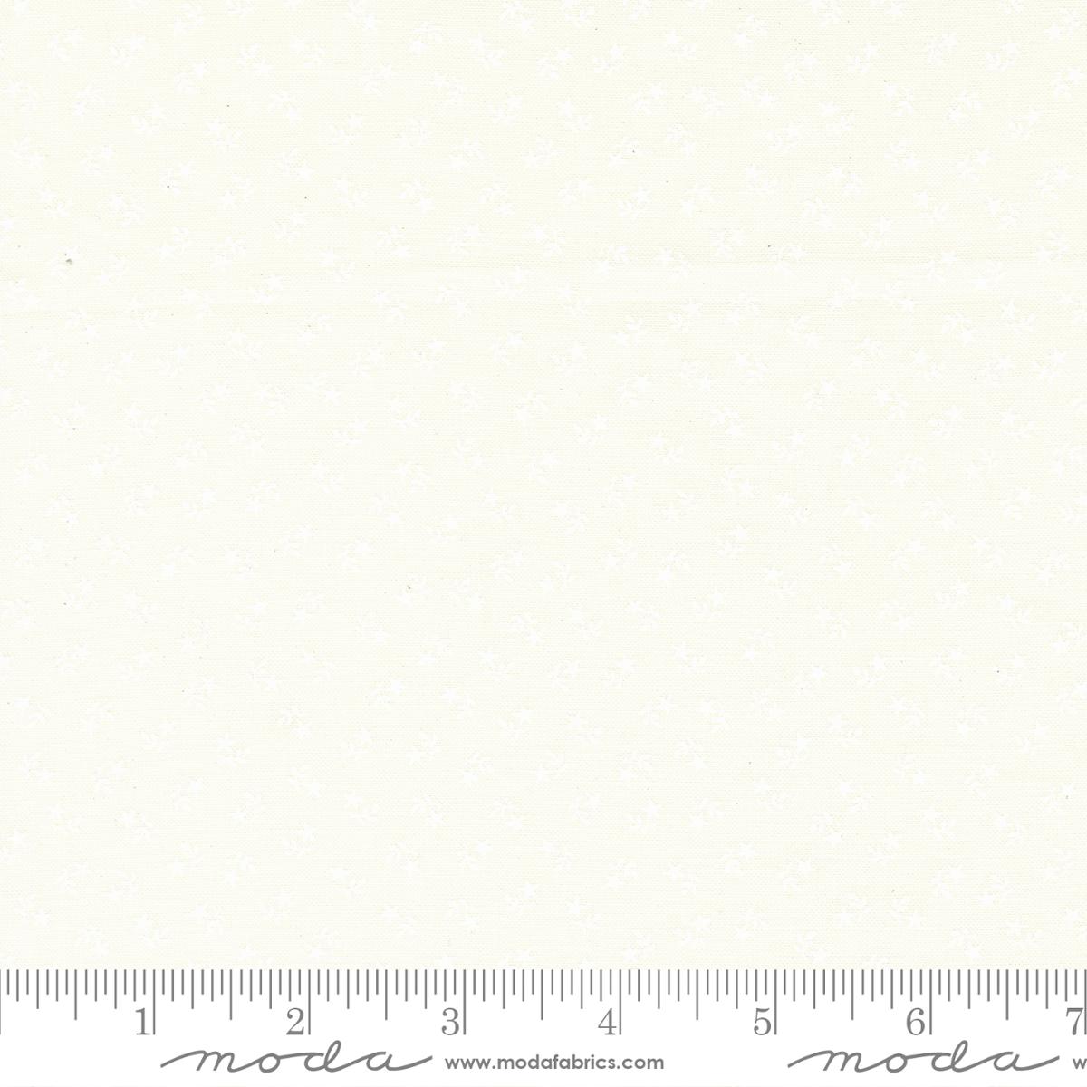 Star Flower Blenders Stars - Dove White - Quilt Fabric