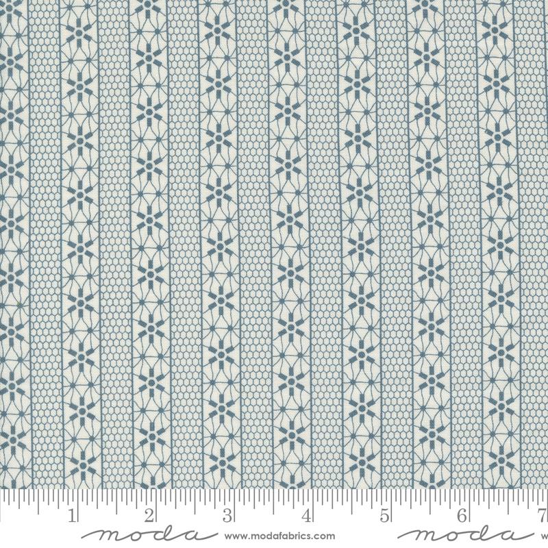 Snowman Gatherings IV Stripes - Snow - Quilt Fabric