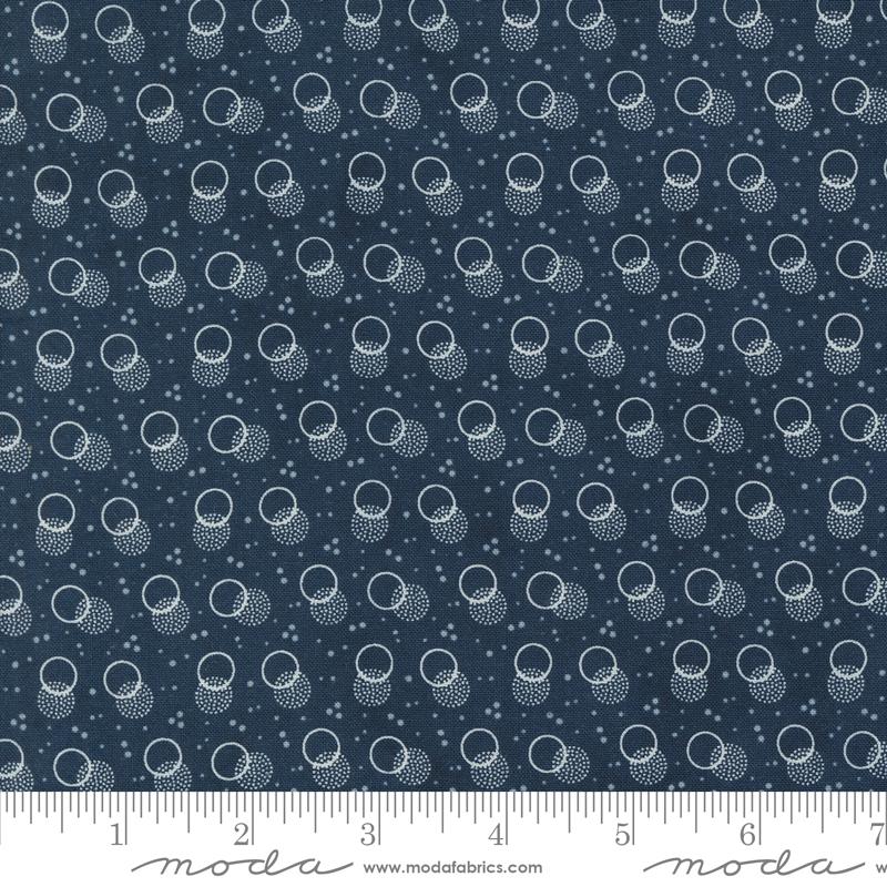 Snowman Gatherings IV Snowballs - Night Sky - Quilt Fabric