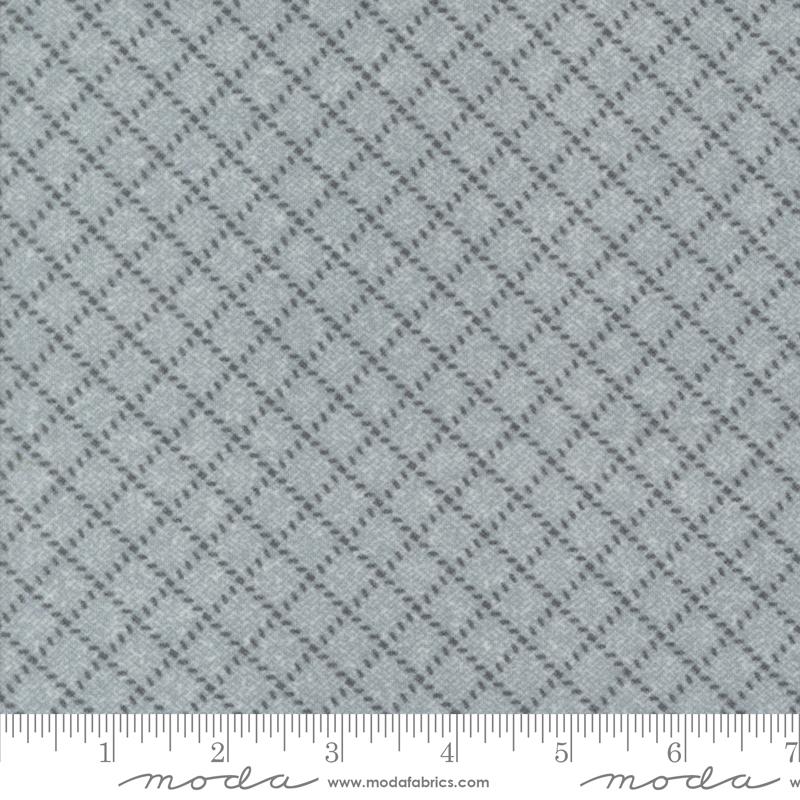 Farmhouse Flannel III Diamond - Pewter - Quilt Fabric