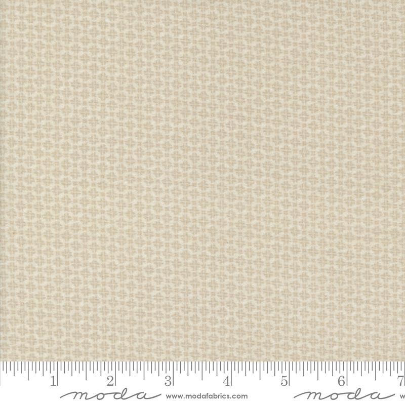 Farmhouse Flannel III Tic Tac - Cream - Quilt Fabric