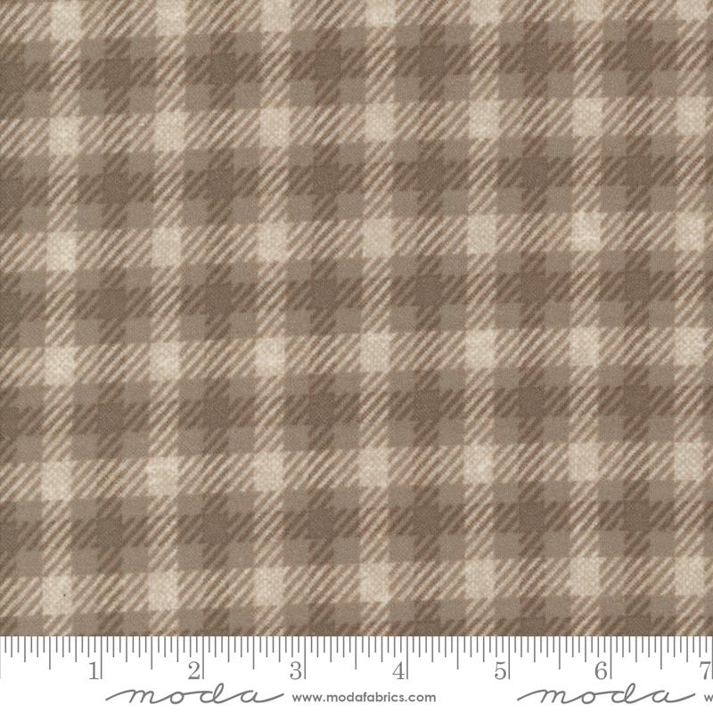 Farmhouse Flannel III Plaid - Cocoa - Quilt Fabric
