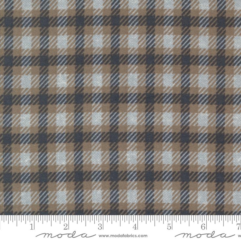 Farmhouse Flannel III Plaid - Pewter - Quilt Fabric