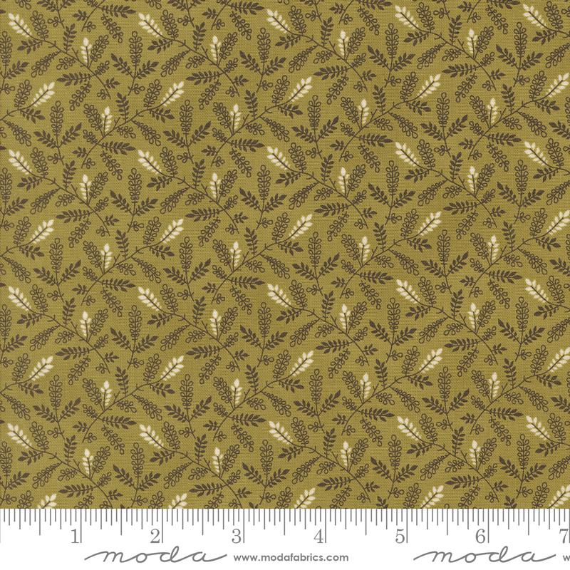 Pumpkin Spice Gatherings Basil - Quilt Fabric