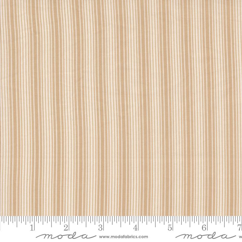 Pumpkin Spice Gatherings Stripes Khaki - Quilt Fabric