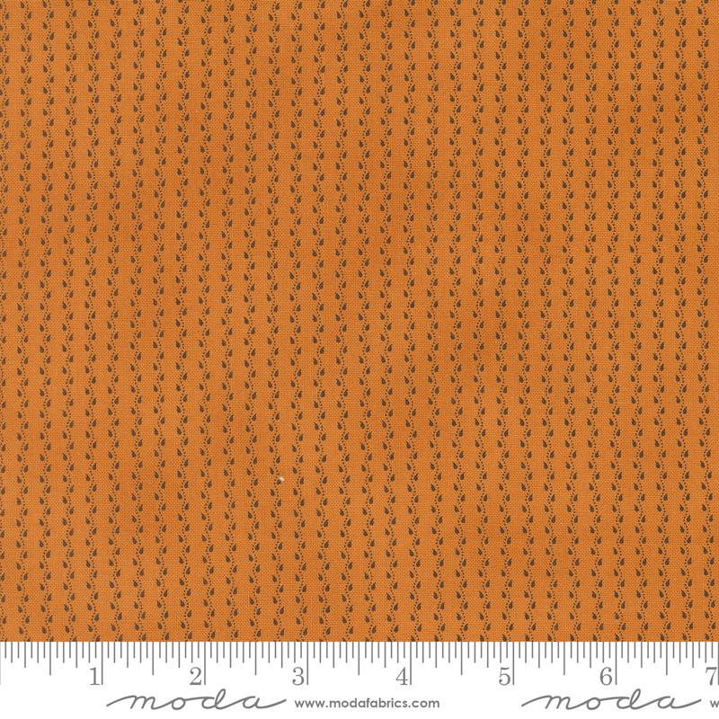 Pumpkin Spice Gatherings Stripes Pumpkin - Quilt Fabric