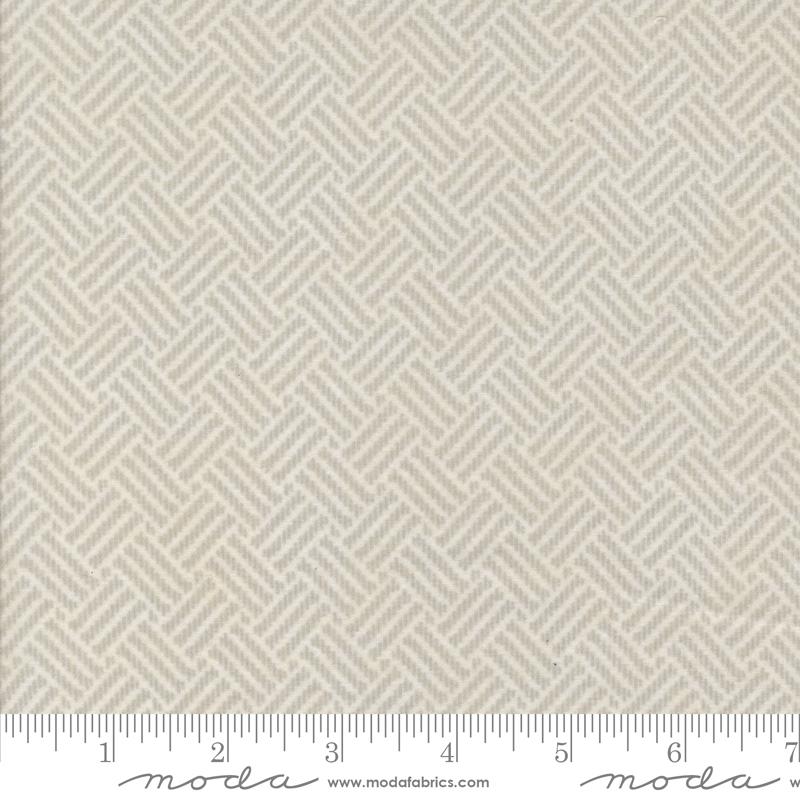 Prairie Gatherings Flannel Weave Porcelain - Quilt Fabric