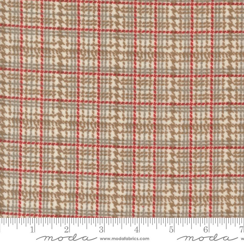Prairie Gatherings Flannel Mini Porcelain - Quilt Fabric
