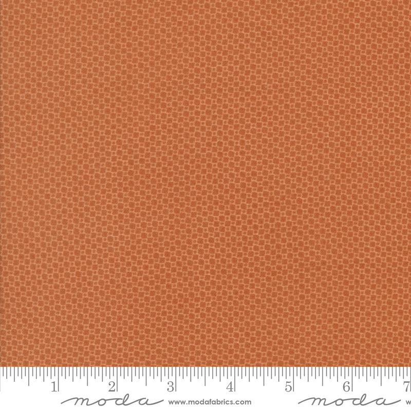 Prairie Gatherings Flannel Texture Rust - Quilt Fabric