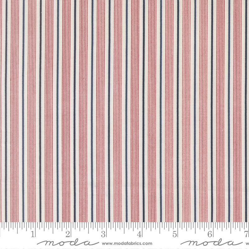American Gatherings III Stripes Cloud - Quilt Fabric