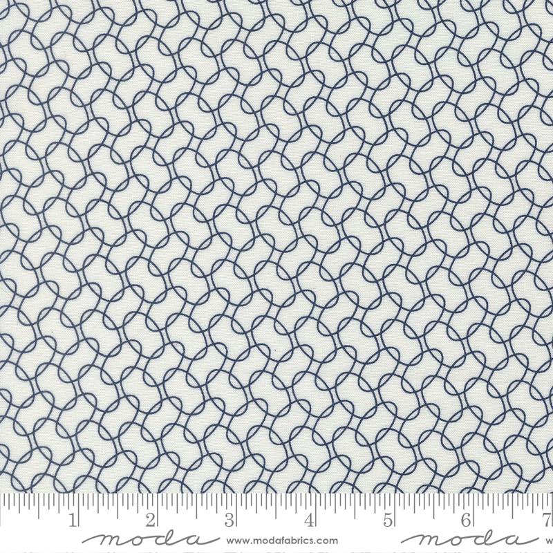American Gatherings III Circle Cloud Nautical - Quilt Fabric