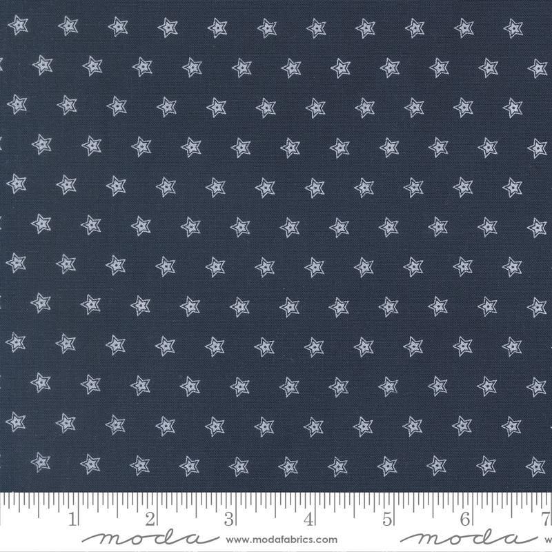 American Gatherings III Stars Navy - Quilt Fabric