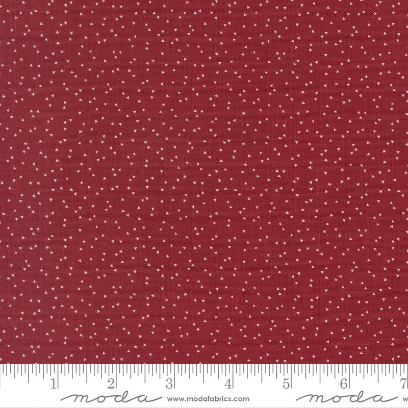 American Gatherings III Confetti Deep Crimson - Quilt Fabric