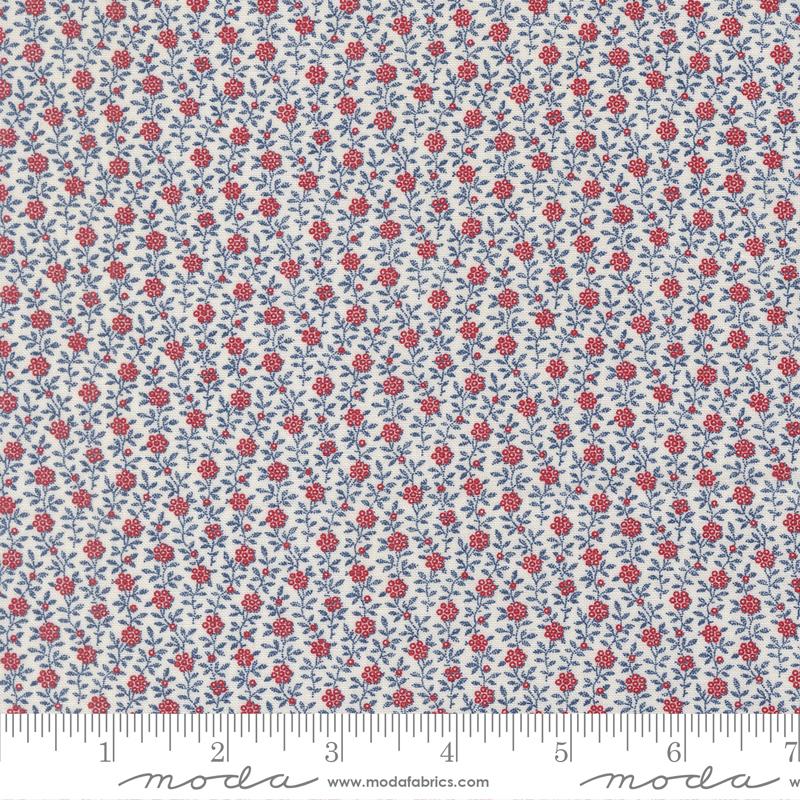 American Gatherings III Flowers Cloud - Quilt Fabric