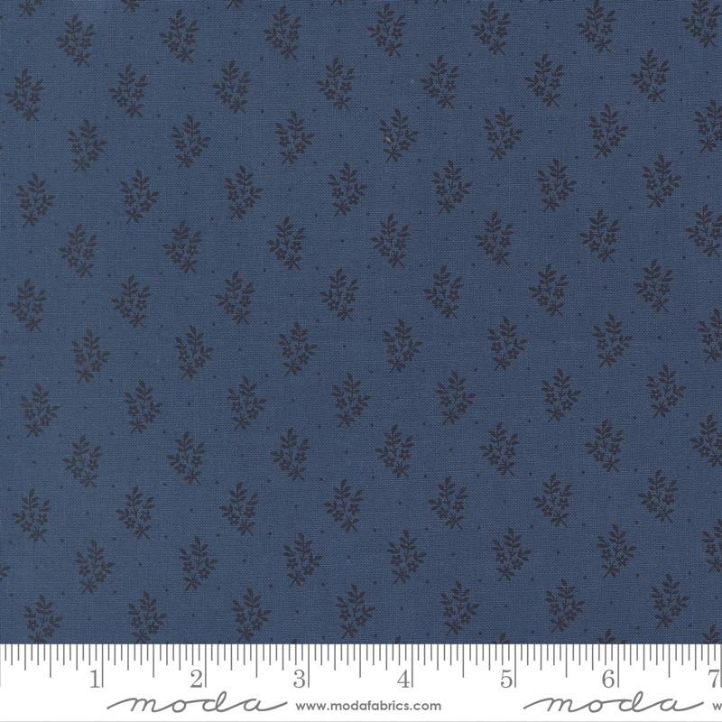 American Gatherings III Floral Nautical Blue - Quilt Fabric
