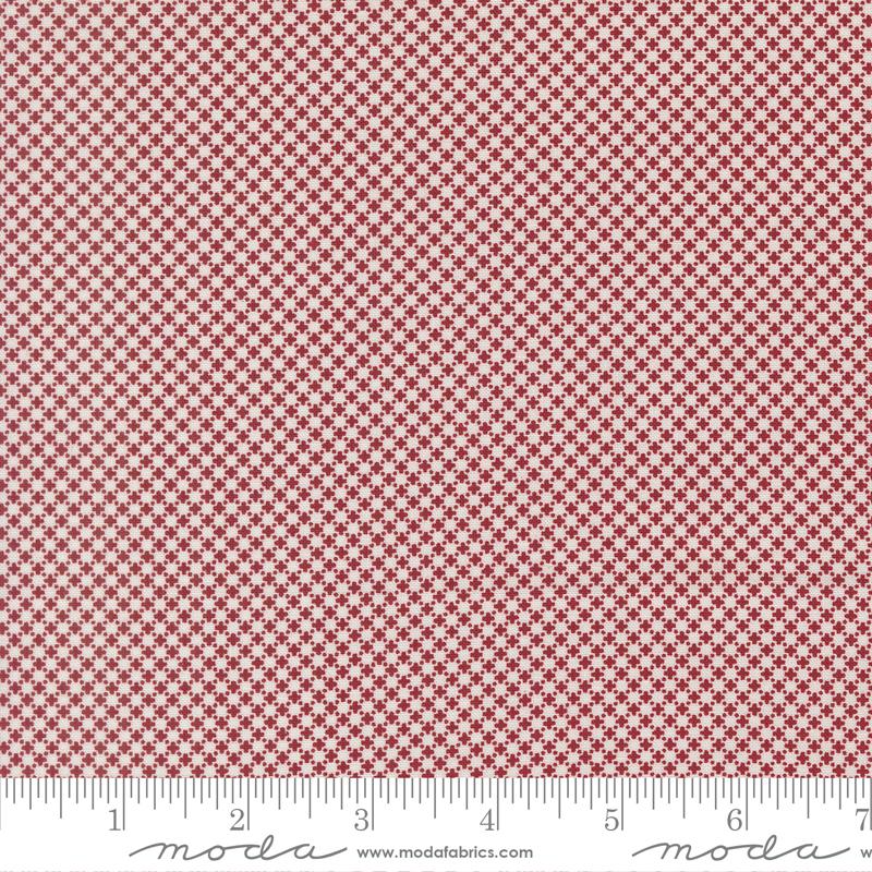 American Gatherings III Cloud Crimson - Quilt Fabric