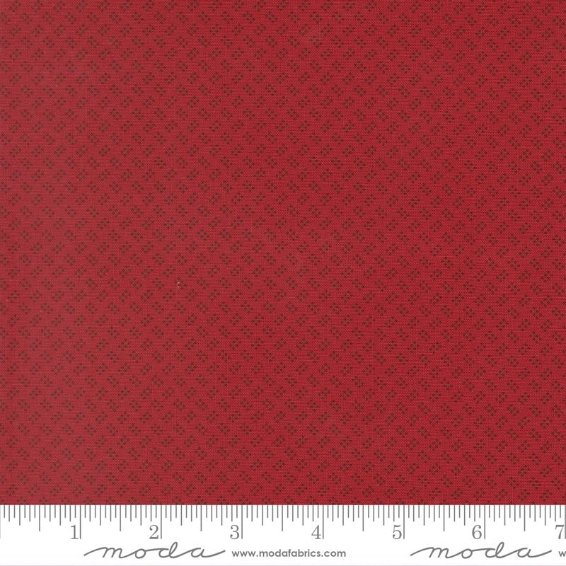 Joyful Gatherings II Diamond Deep Crimson - Quilt Fabric