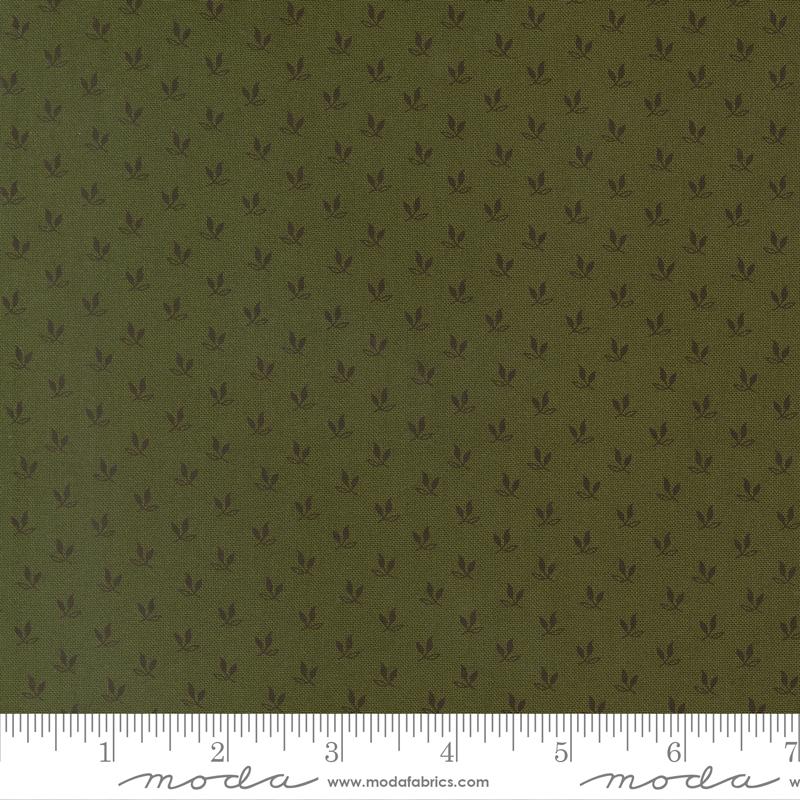 Joyful Gatherings II Leaf Evergreen - Quilt Fabric